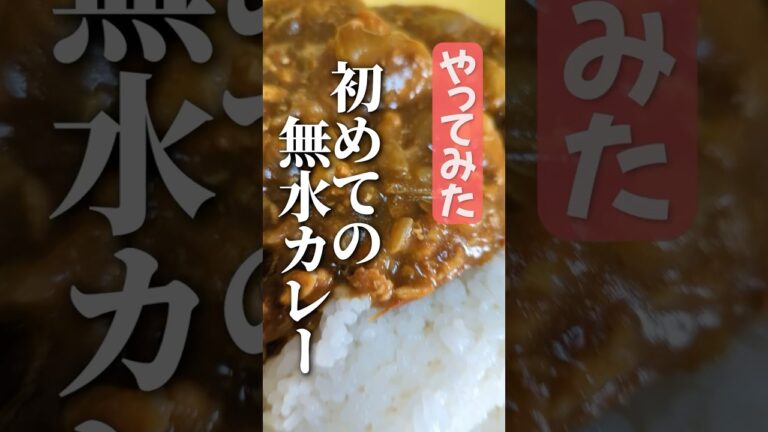 【やってみた】初めての無水カレー #shrots #無水カレー #やってみた
