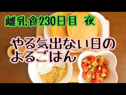 【離乳食 完了期 作り方】やる気が出ません【料理動画】
