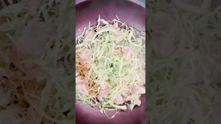 【ボリュームたっぷり！】キャベツ入り豚平焼き♡