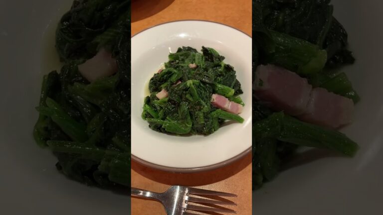 【飯テロ】サイゼリア ほうれん草のバターソテー #food #japanesefood