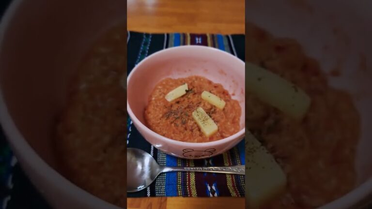 オートミールのトマトチーズリゾット