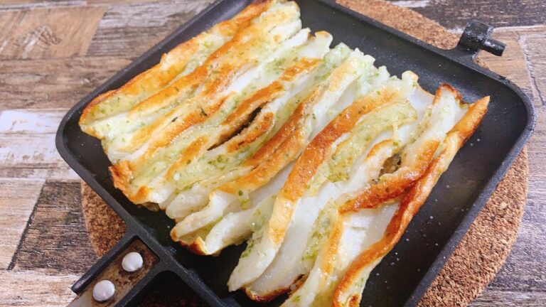 ホットサンドメーカーで作るちくわの磯辺焼き