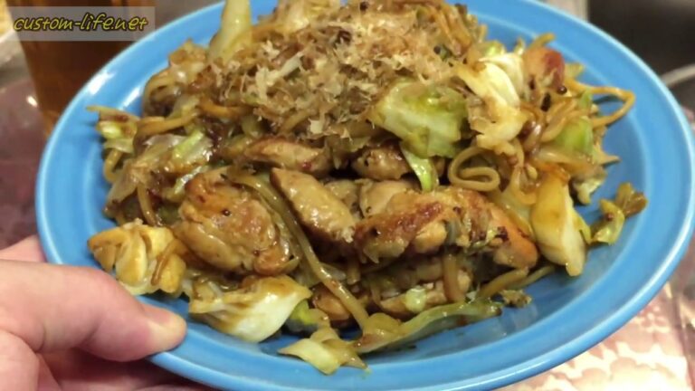 まじで旨い！鶏肉焼きそば作る yakisoba
