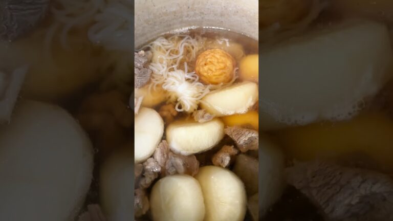 寒い日はあったかーいおでん食べよ♪#shorts #cooking #料理 #おでん