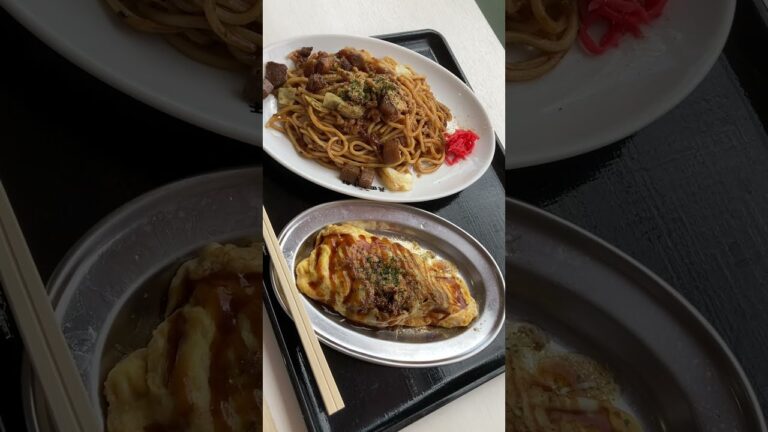 【長田本庄軒】ぼっかけ焼きそば＆すじこん平焼き　[Nagatahonshoken] Bokkake Yakisoba & Sujikon Hirayaki