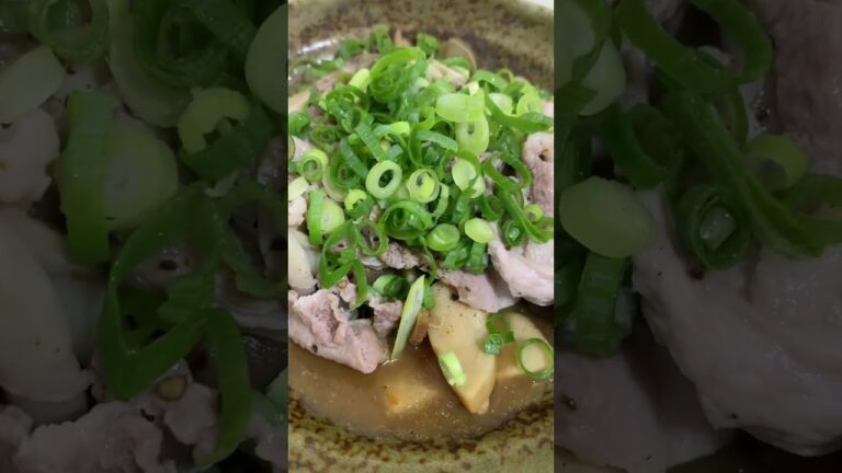 【簡単パパ飯】蒸すだけ。めんつゆきのこバター#shorts