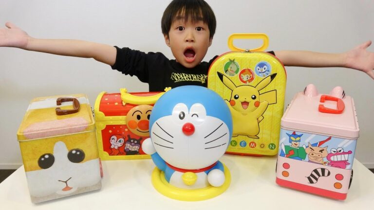 レオくんがたくさんのお菓子ボックスをあけるよ！ レオスマイル