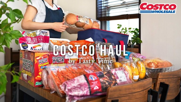 コストコ購入品と朝昼晩ご飯／大容量食材をひたすら小分け冷凍する休日／鶏むね肉・スペアリブ・エビの下味冷凍