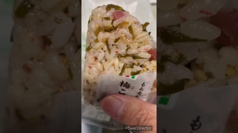 【単身赴任飯】梅こんぶおにぎり20230510