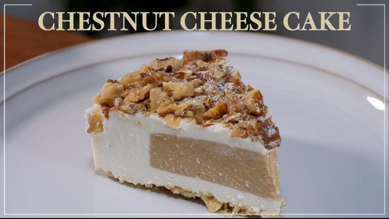 【マロン チーズケーキ】Chestnut Cheese Cake