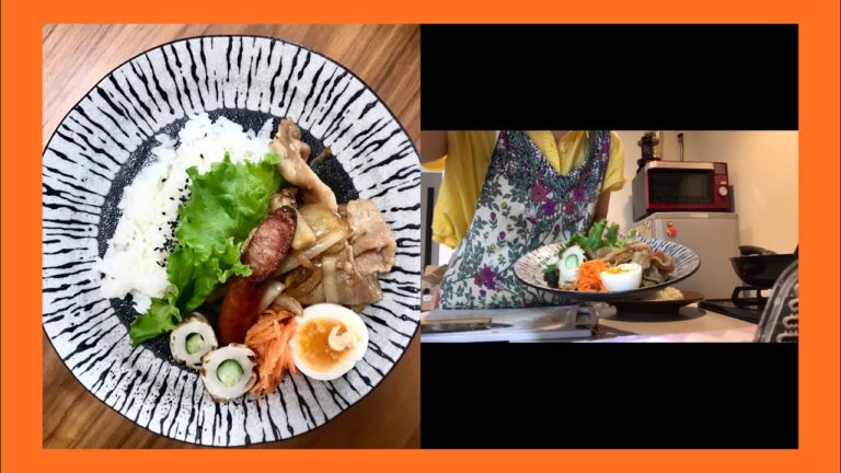 【カフェ風ご飯】ワンプレートランチ（生姜焼き編 #003）