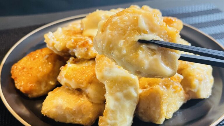 マヨ✖️鶏✖️激うま！【みそマヨからあげ】マヨネーズ好きにはたまらない♪白味噌でほんのり甘くいくらでも食べれる！Fried from miso mayonnaise