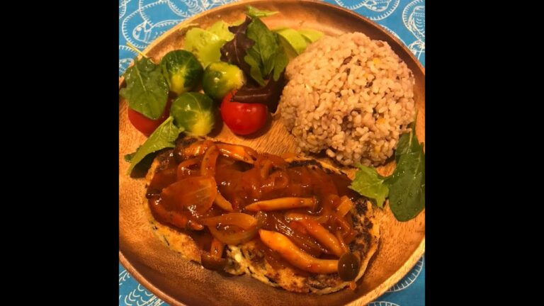 豆腐ハンバーグ（ひじき、山芋、里芋、おからパウダー入り）