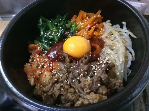 【1分クッキング】おこげが美味しい！石焼きビビンバ【本編はコチラ】