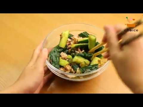 きゅうりとツナのゴマ和え