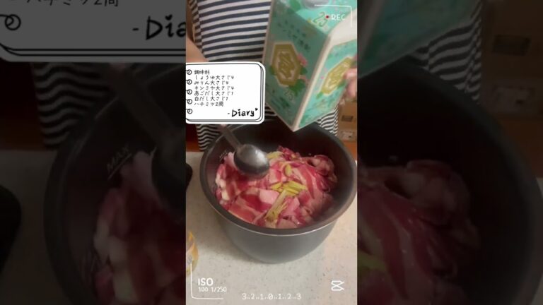 【最強の牛丼】多分コスパも負けないおいしい牛丼の作り方#電気圧力鍋 #牛丼 #時短 #コスパ最強 #とろける #料理 #shots #eeeeeats #cooking #delish