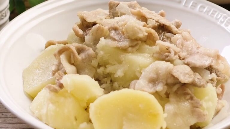 macaroni流 15min.クッキング「豚バラ肉とじゃがいもの梅酒煮」