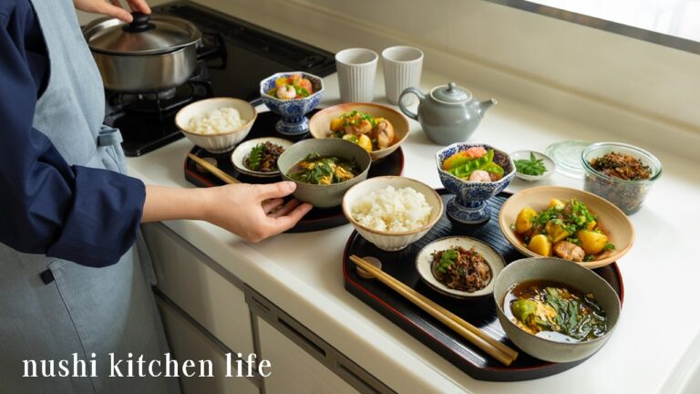 # 104【暮らしと食のvlog】和食常備菜のある初夏のおうちご飯, 連休のお出かけ: Home & Holiday Life