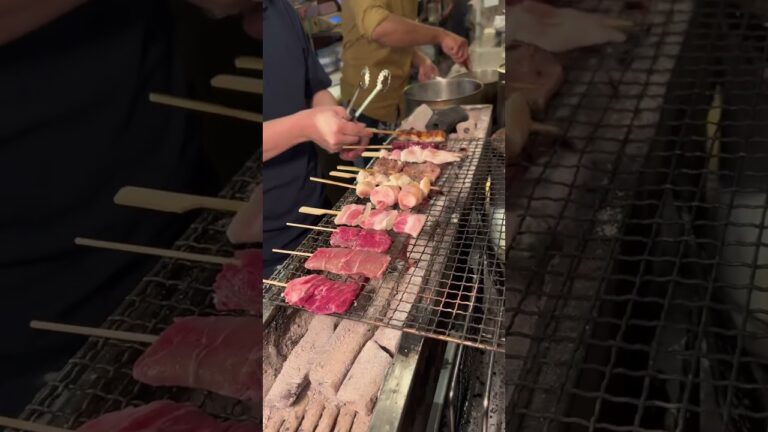 新橋【朝4:30まで！コスパ最高の本格焼肉串！】