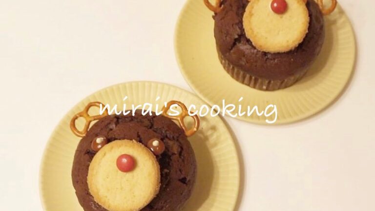 cooking : 超簡単‼︎トナカイデコケーキ