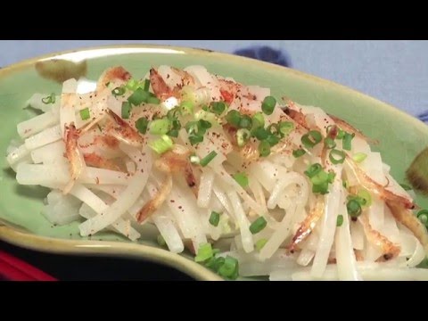 160204大根と桜えびの塩炒め