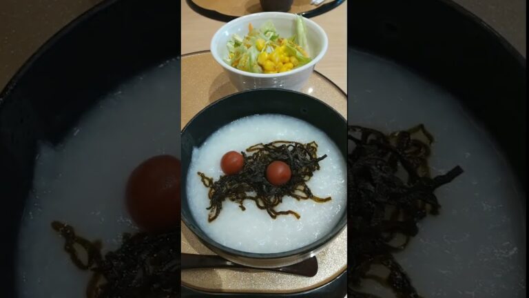 塩昆布おかゆ大盛り 花ごよみ