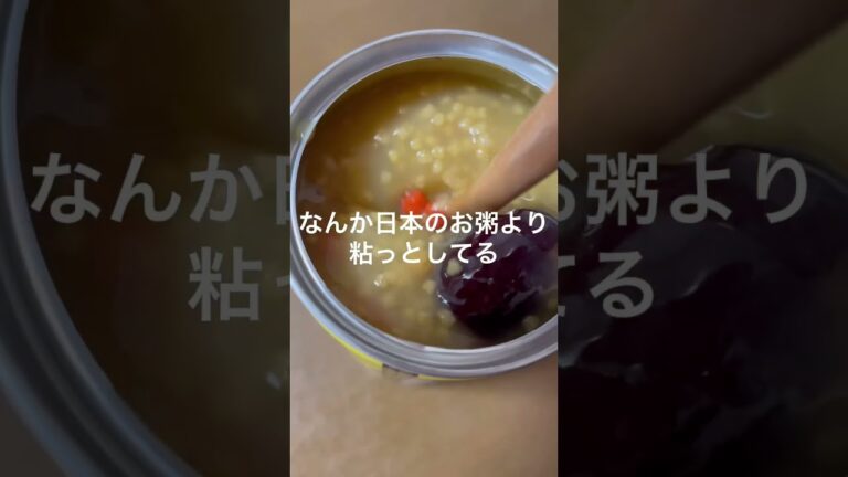 中国のお粥貰ったから食べてみる