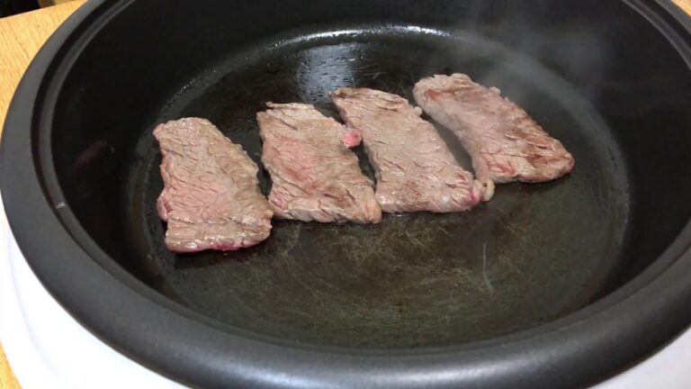ホットプレートで焼肉