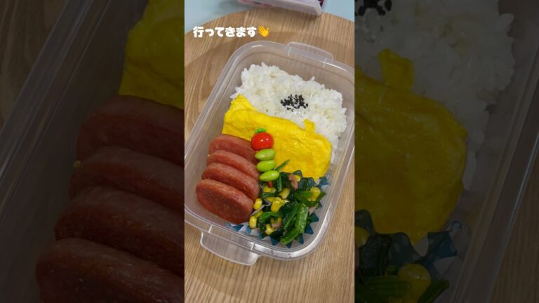 ポー玉弁当でっす❕ #ずぼら弁当 #おかずレシピ #お弁当 #ひとりごはん #自炊 #簡単レシピ #vlog #ずぼら飯 #毎日弁当 #焼肉弁当 #ずぼら女子大生