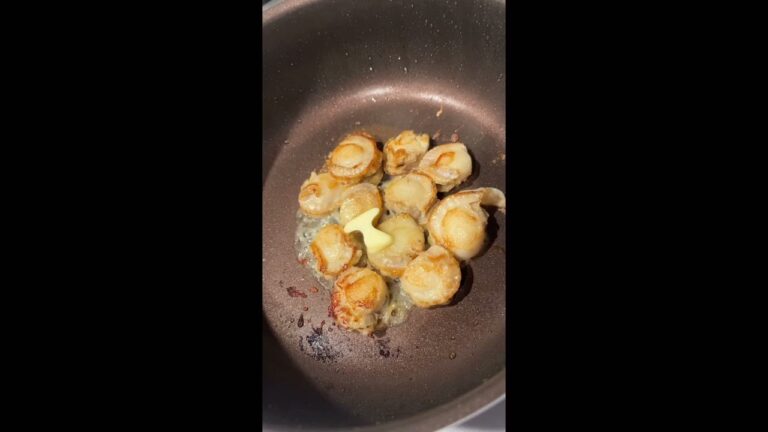 ベビーホタテのバター焼き　2025年4月29日