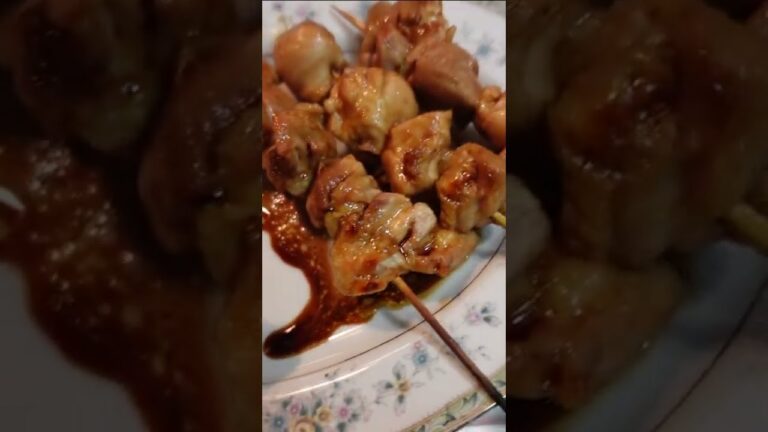 うなぎのタレで作った焼き鳥が美味かった #shorts #料理 #レシピ #焼き鳥 #おつまみ