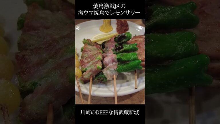 川崎のDEEPな街で激ウマ焼鳥をほおばりレモンサワーがぶ飲み！ #焼鳥 #居酒屋