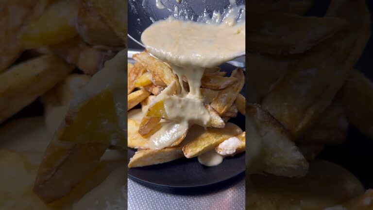フライドポテトのゴルゴンゾーラソースとビール#cooking#asmr#food#shorts#料理