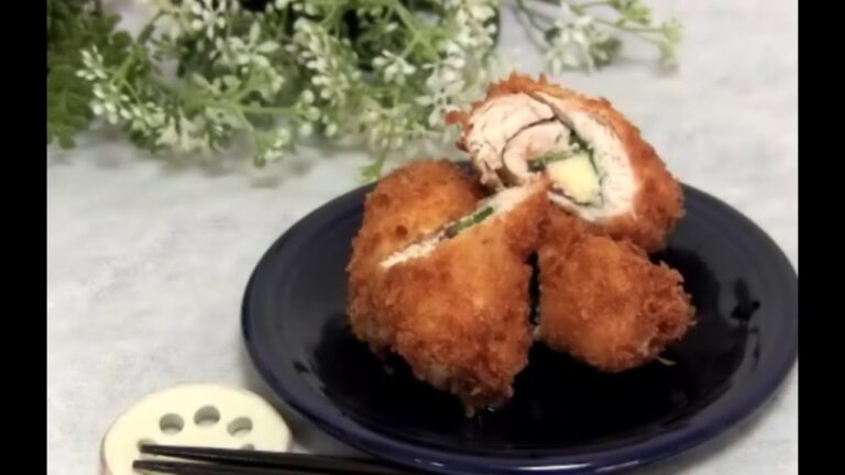 【料理レシピ】ささみの梅隠しの作り方♪