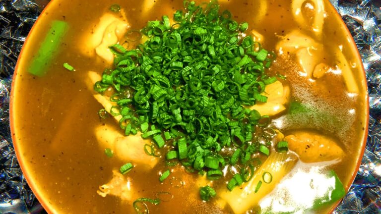 【こだわりのカレーうどん】それはほんだし香るカレーうどん