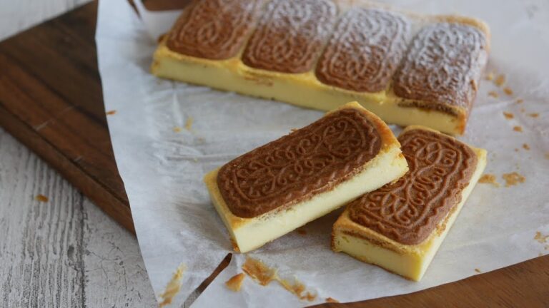 焼いた日は食べたらダメなビスケットチーズケーキ。 | Baked   Cheese Cake with Cookie on top