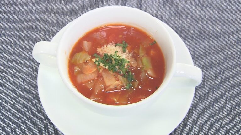 【イケめし】野菜たっぷりミネストローネ（2021/10/6）