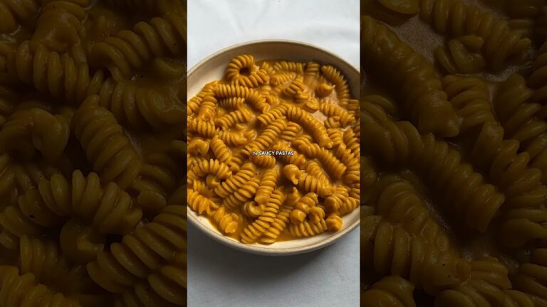 CREAMY SQUASH FUSILI | SAUCY PASTAS | EPISODE 5 #shorts