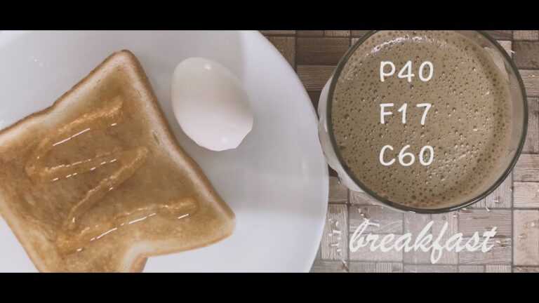 【高たんぱく質朝ごはん】チョコバナナスムージー#筋トレ#PFCバランス