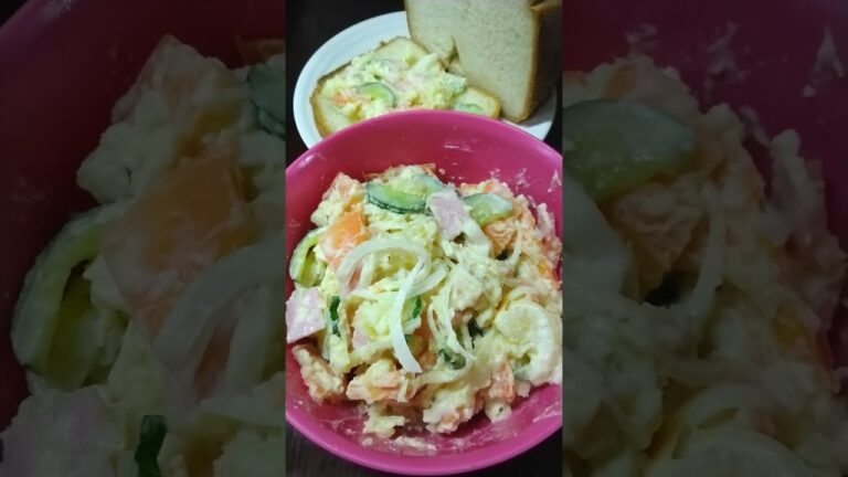 ポテトサラダでサンドイッチ作ろう