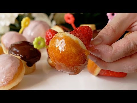 【アッツアツを召し上がれ💕】たこ焼き器でふわふわチョコフォンデュ🍫