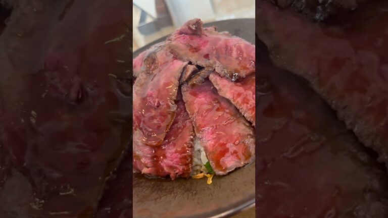 ハラミステーキ丼　堪らないなぁうますぎる🎠　#ステーキ  #ハラミ　#ランチ