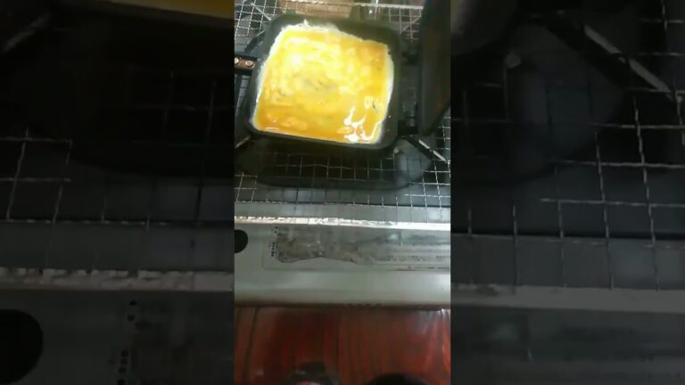 おふくろの味！巻かない味噌卵焼きの作り方！#shorts  　#ホットサンドメーカー 　#卵焼き