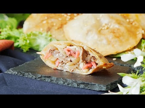 【一口で丼ぶり👅】牛丼春巻き