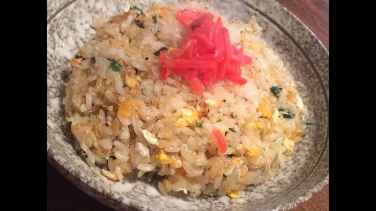 「シラスチャーハン」作り方