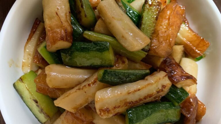 【簡単料理】きゅうりとちくわの炒め物を作ってみた【衝撃？】