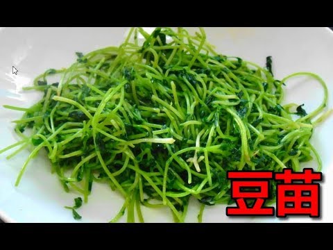 【みんなが作ってる簡単レシピ 】豆苗の炒め物　   Stir-fried bean sprouts