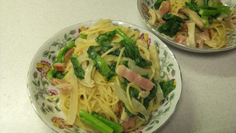 【580作目】春のクリームパスタ作ってみた【料理作成】