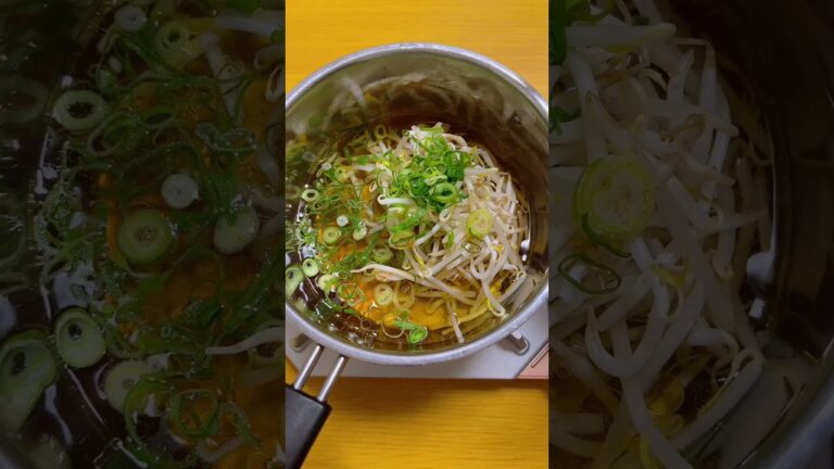 今回のメニューは『もやしスープ』です！