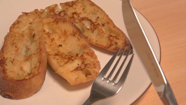 【一晩漬け込みのフランスパンで】シンプルなフレンチトーストの作り方＜簡単レシピ＞｟French toast / Pain perdu｠